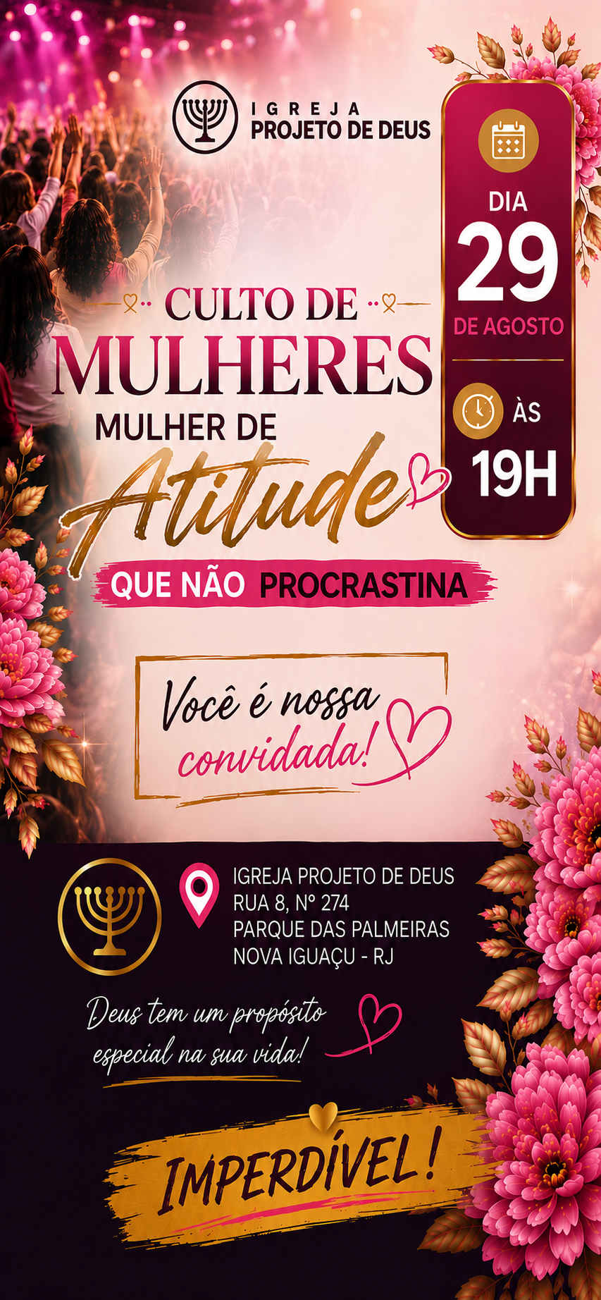 Mulher de Atitude - Culto